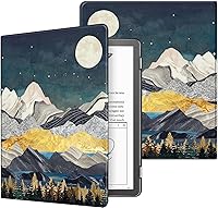 Vista 61 de Funda para Kindle básico de 6 pulgadas (11.ª generación), múltiples ángulos, piel sintética, delgada, con función de encendido y apagado automático