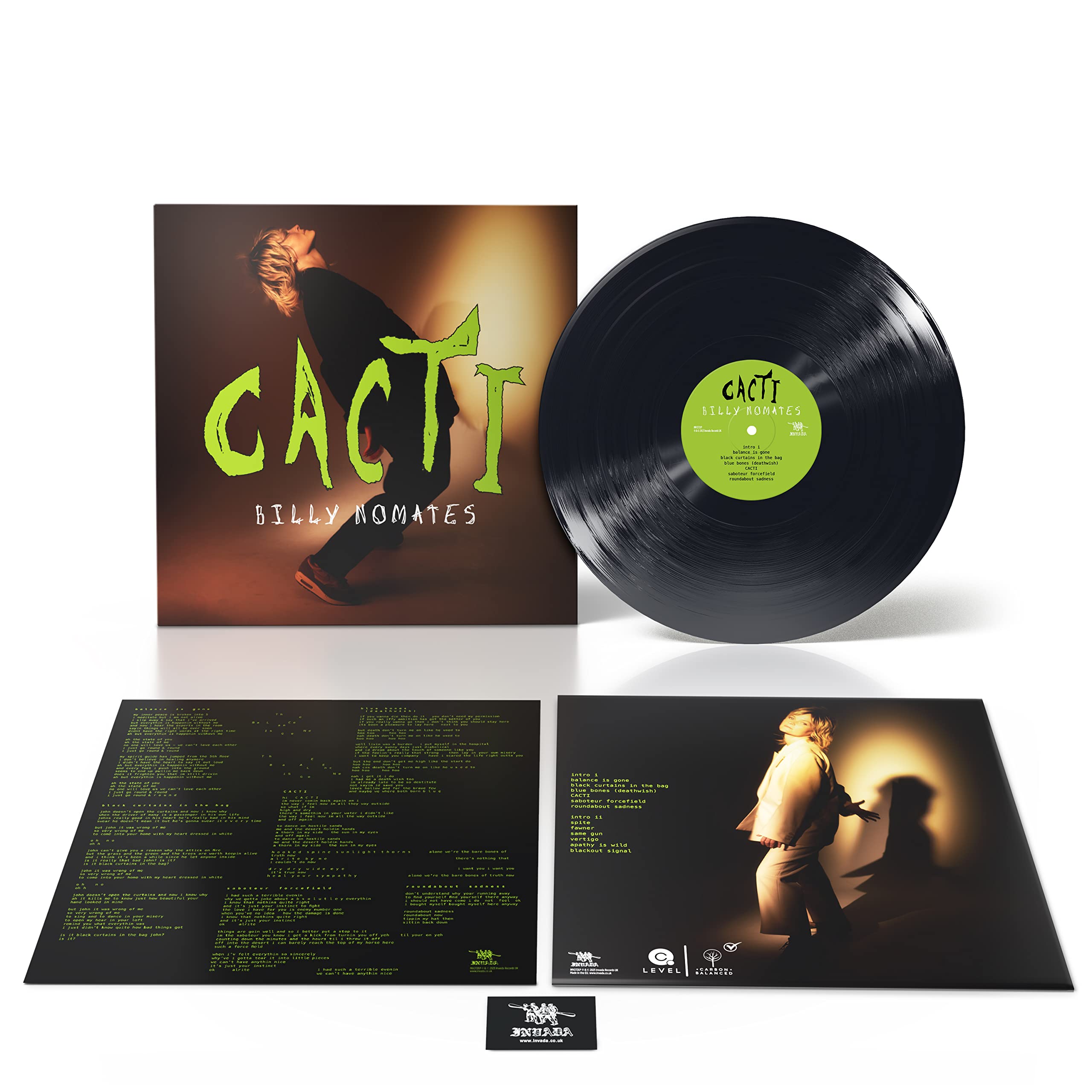 Billy Nomates ‎– Cacti (Sealed New Vinyl LP) One bent corner 109