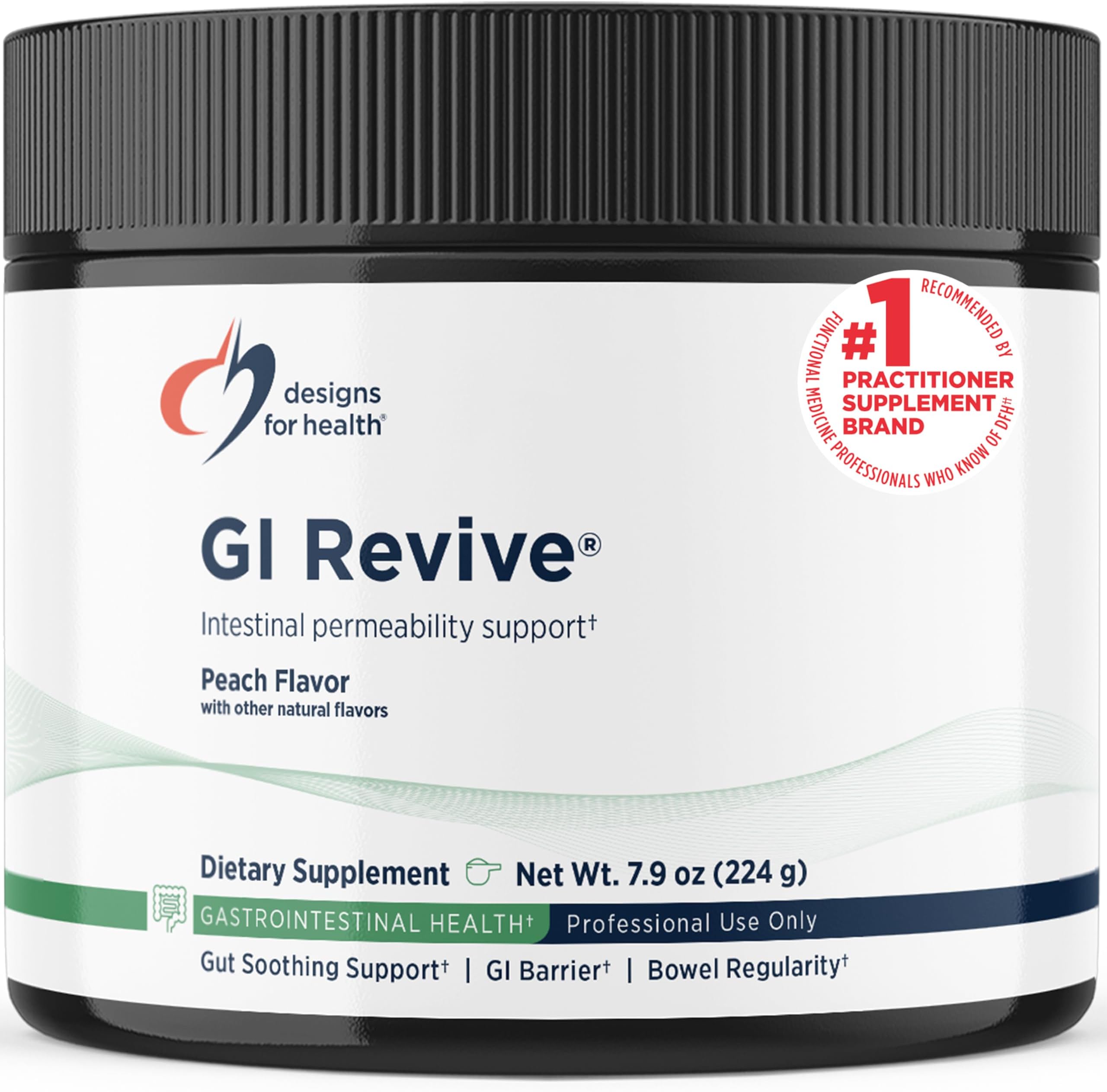 GI Revive Gut Powder - L Glutamine & Citrus Pectin Digestive + Slippery Elm & Marshmallow Root for Healthy Intestinal Function with Zinc, Carnosine, Mucin & Quercetin (28 Servings)