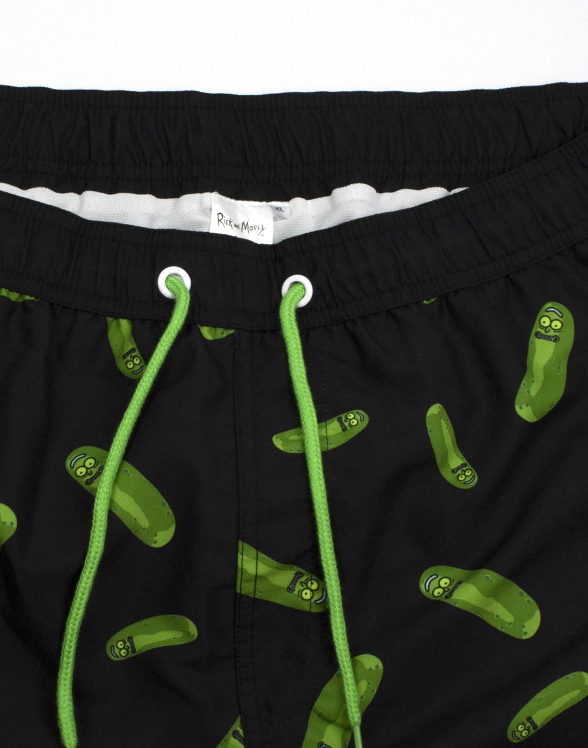 RICK AND MORTY Swim Shorts Mens Adults Pickle Rick Swimming Trunks Pants