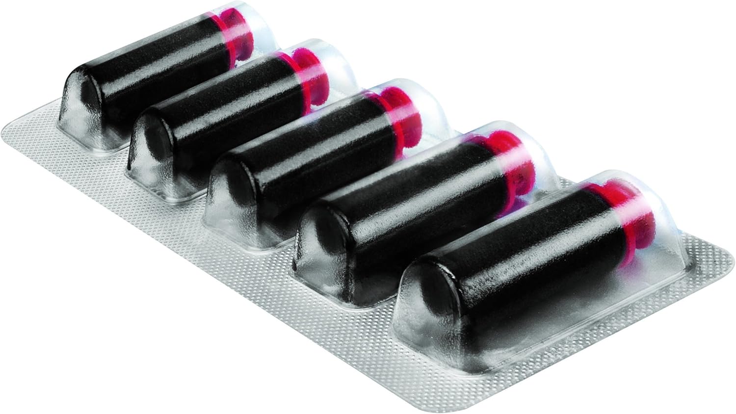METO Ink Rolls for The METO Basic S Price Labeller (Single-line, for 22×12 mm Labels) 5 Ink Rolls, Black
