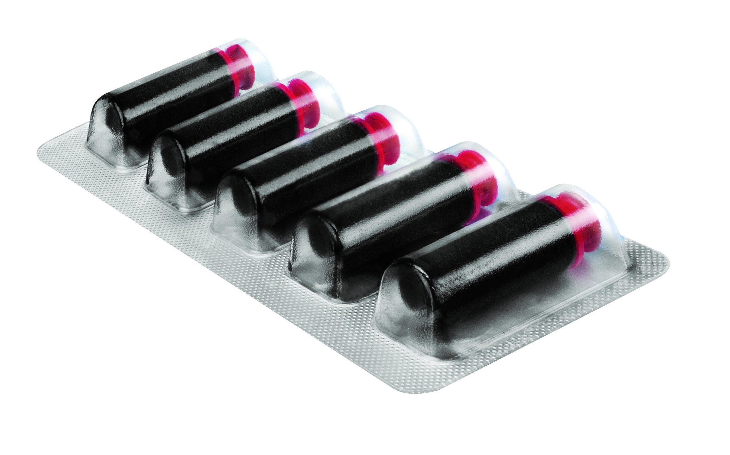 Original Meto Rouleaux encreurs pour étiqueteuse Arrow S, réf. 9505909 (1 ligne x 8 caractères pour étiquettes de 22 x 12 mm), 5 unités, noir
