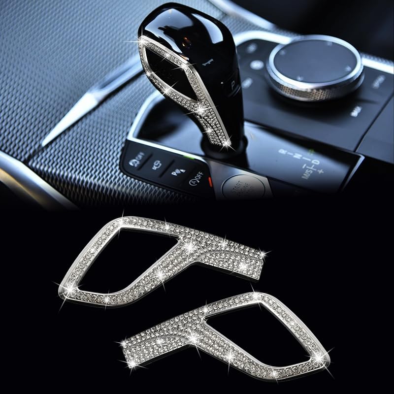 Capa de Manopla de Câmbio com Strass TOMALL para BMW X3, X4, X5 e Série 3