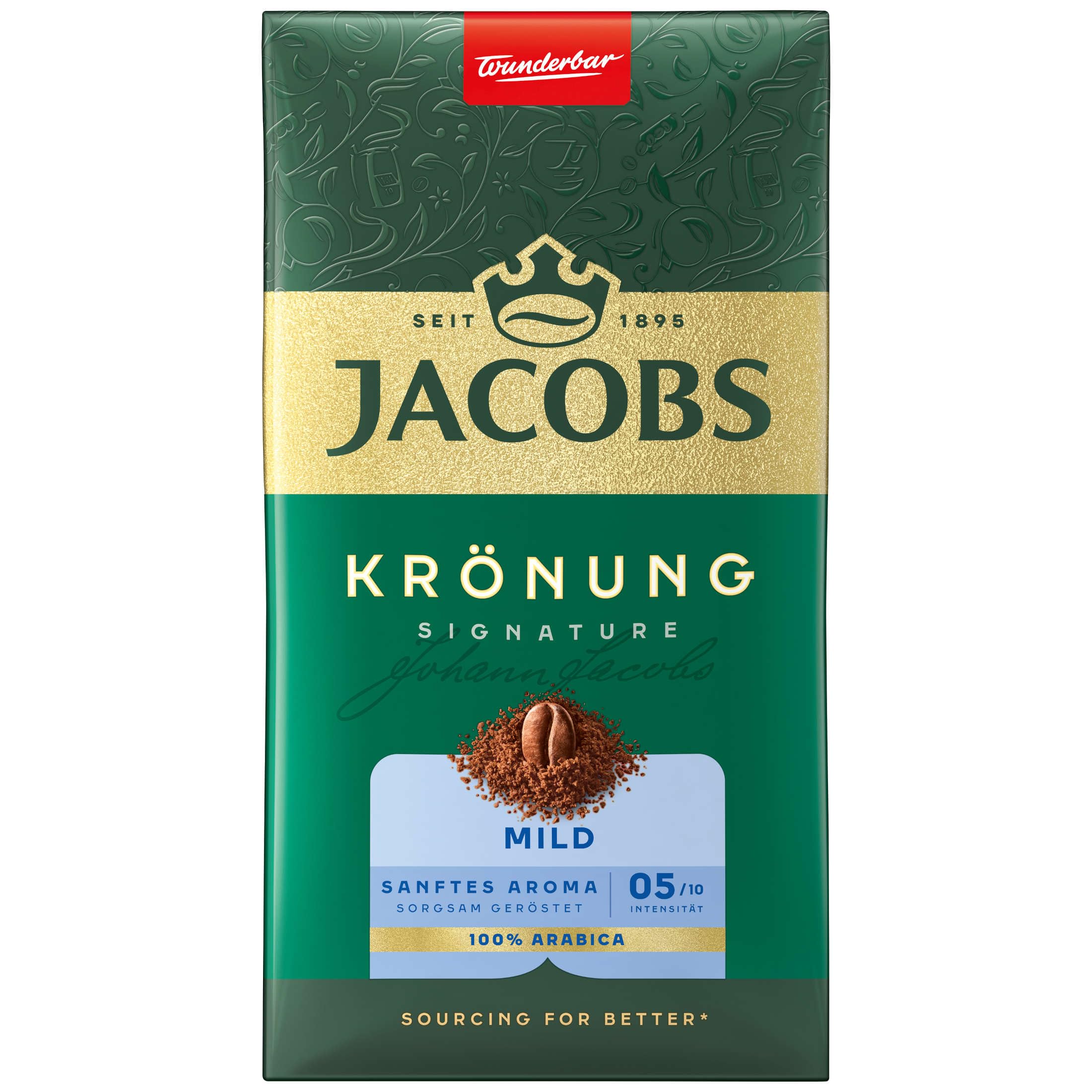 Jacobs Krönung Mild, 12er Pack Filterkaffee (12 x 500 g)