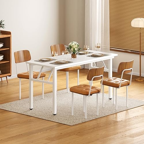 Miniatura 178 de DlandHome Escritorio plegable pequeño de 31.5 pulgadas, escritorio de computadora para oficina en casa, mesa plegable para espacios pequeños, no