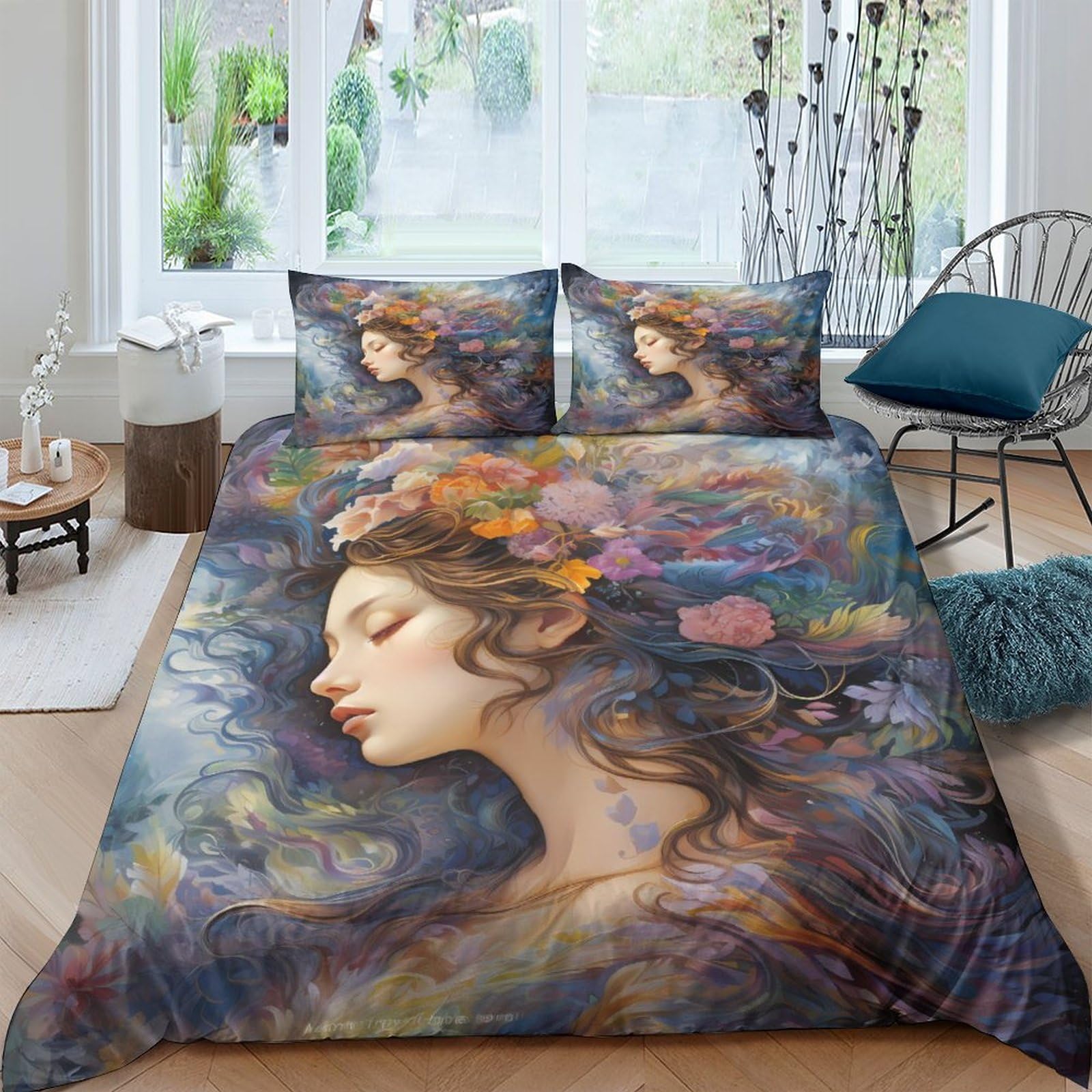 Housse de couette papillon pour adulte et enfant apportant douceur et poésie dans la chambre