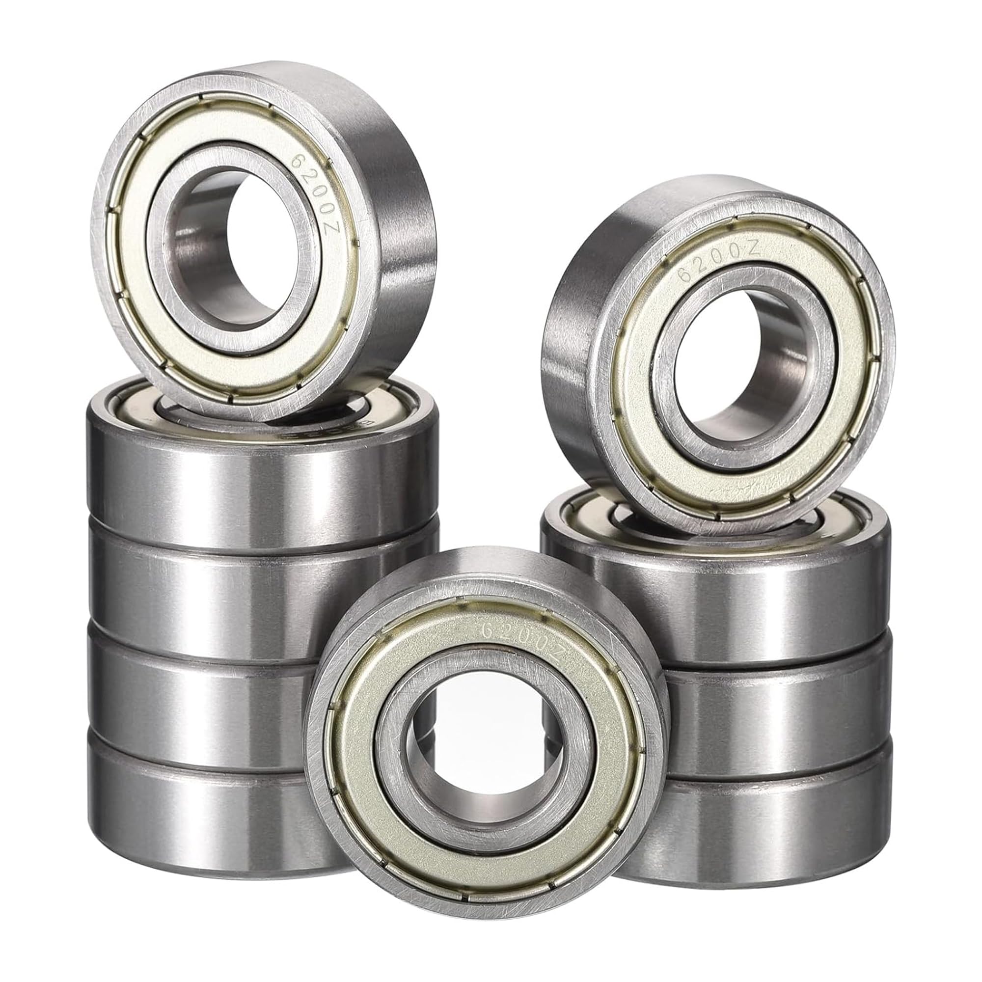 XERFU 6200 ZZ 10 Pieces, Z3 V3 HQ, 10mm ID x 30mm OD x 9mm Width, Chromium Steel Ball Bearing-picture-20
