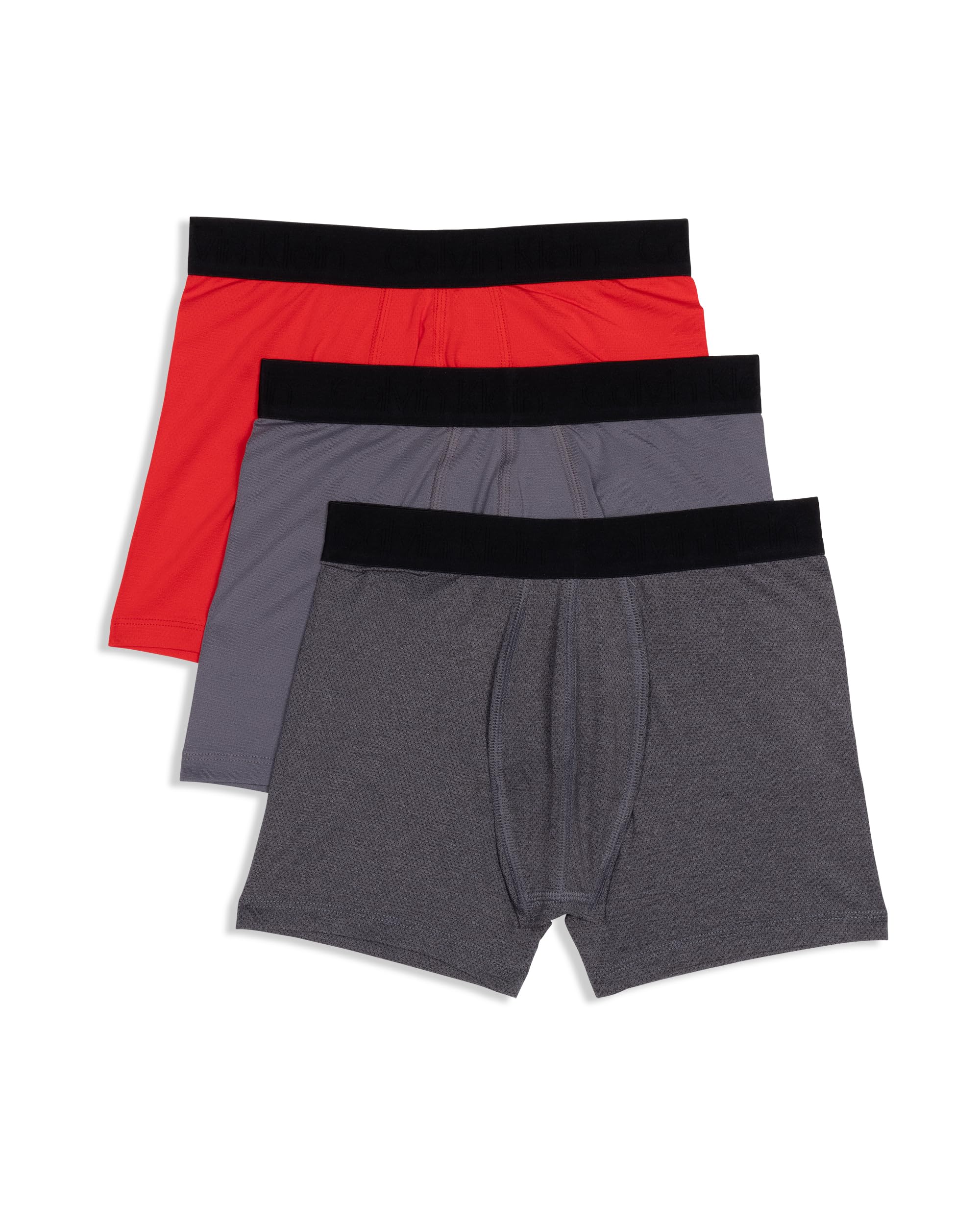 Calvin Klein Kids Boys Performance Boxer Brief Underwear 3-pack