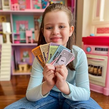 520-Piece Play Money for Board Games, 8 Denominations, Pretend Play Cashier | Bring game night to life with colorful play money for board games, rewards, math lessons, and pretend play