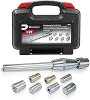 Powerbuilt 8-Piece Clutch Alignment Tool Set with Pilot Adapters - Metric SAE Kit 648649 for Precise Clutch Installs