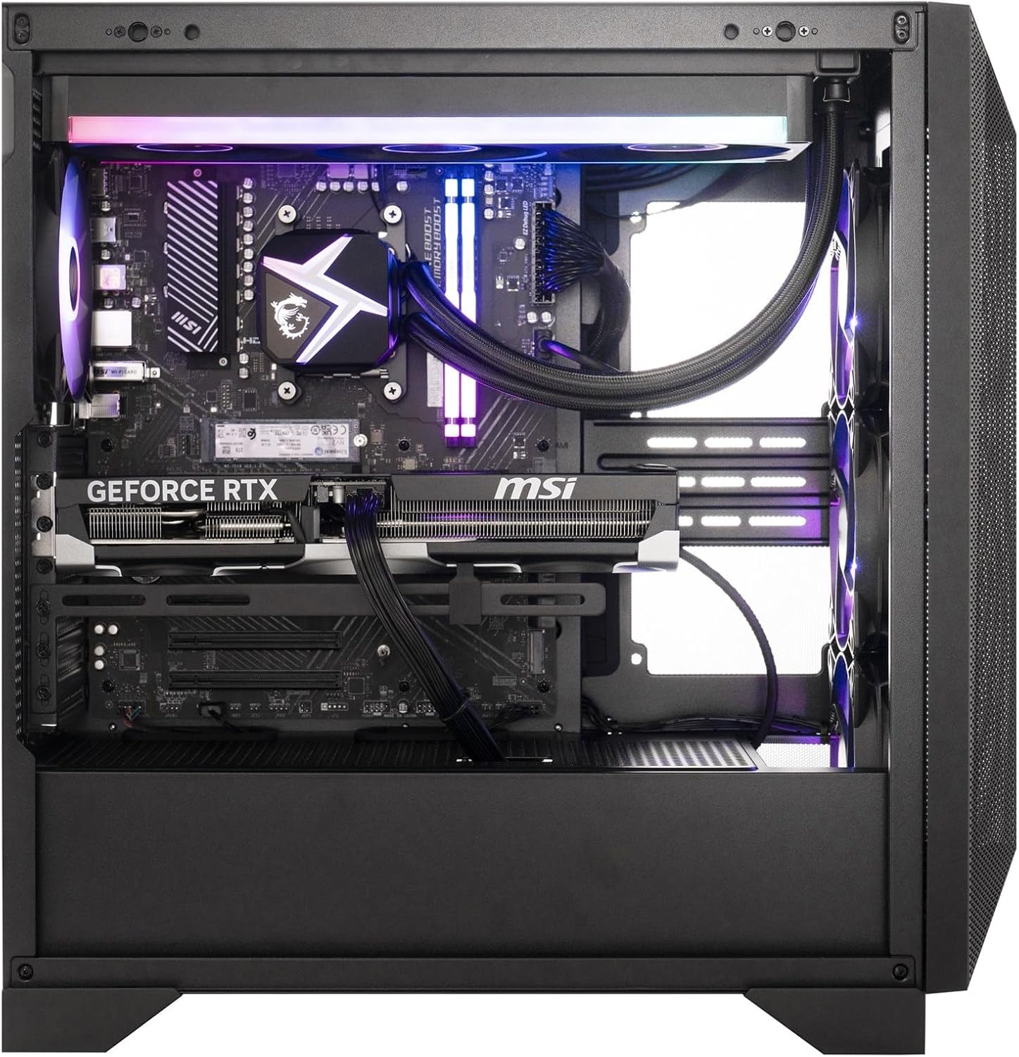 [2025] MSI Aegis ZS2 C9NVP-1448US (AMD Ryzen 7 9700X, 32GB DDR5 RAM, 2TB NVMe SSD, NVIDIA GeForce RTX 5070, Windows 11) Gaming Desktop PC