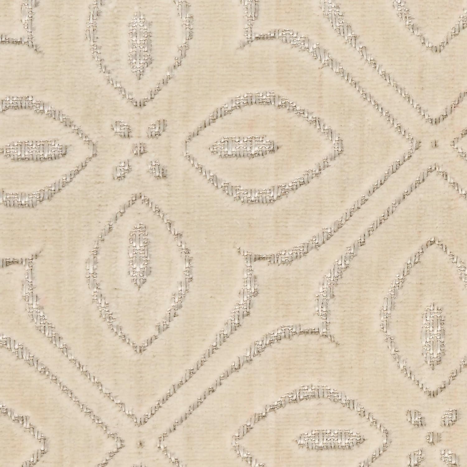 Nourison Home Washable Charm Ivory 5' x 7' Area Rug - Easy Clean, Non Shedding, Bed Room, Living Room, Dining Room, Kitchen (5' x 7')