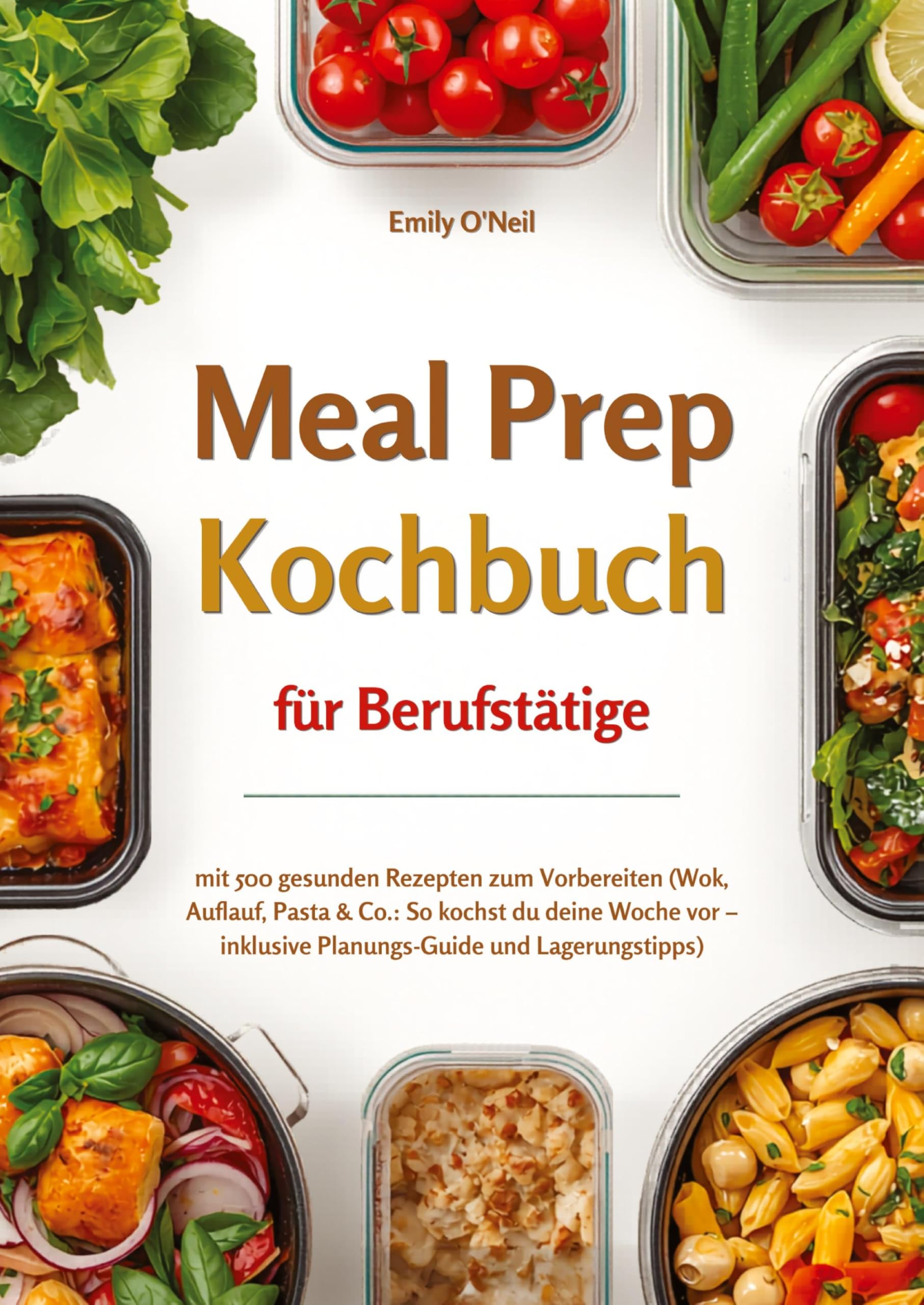 Meal Prep für Berufstätige mit 500 gesunden Rezepten zum Vorbereiten (Wok, Auflauf, Pasta & Co.: So kochst du deine Woche vor - inklusive ... im Berufsalltag - ohne Verzicht, mit Genuss!