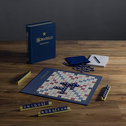 Miniatura 8 de WS Game Company Colección de juegos de estantería de Monopoly and Scrabble Indigo