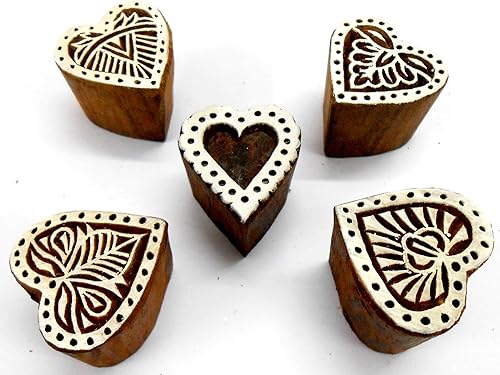 Miniatura 5 de Crafts of India - Bloques de madera para estampado de animales y pájaros para estampado, impresión en bloque sobre textiles, manualidades de