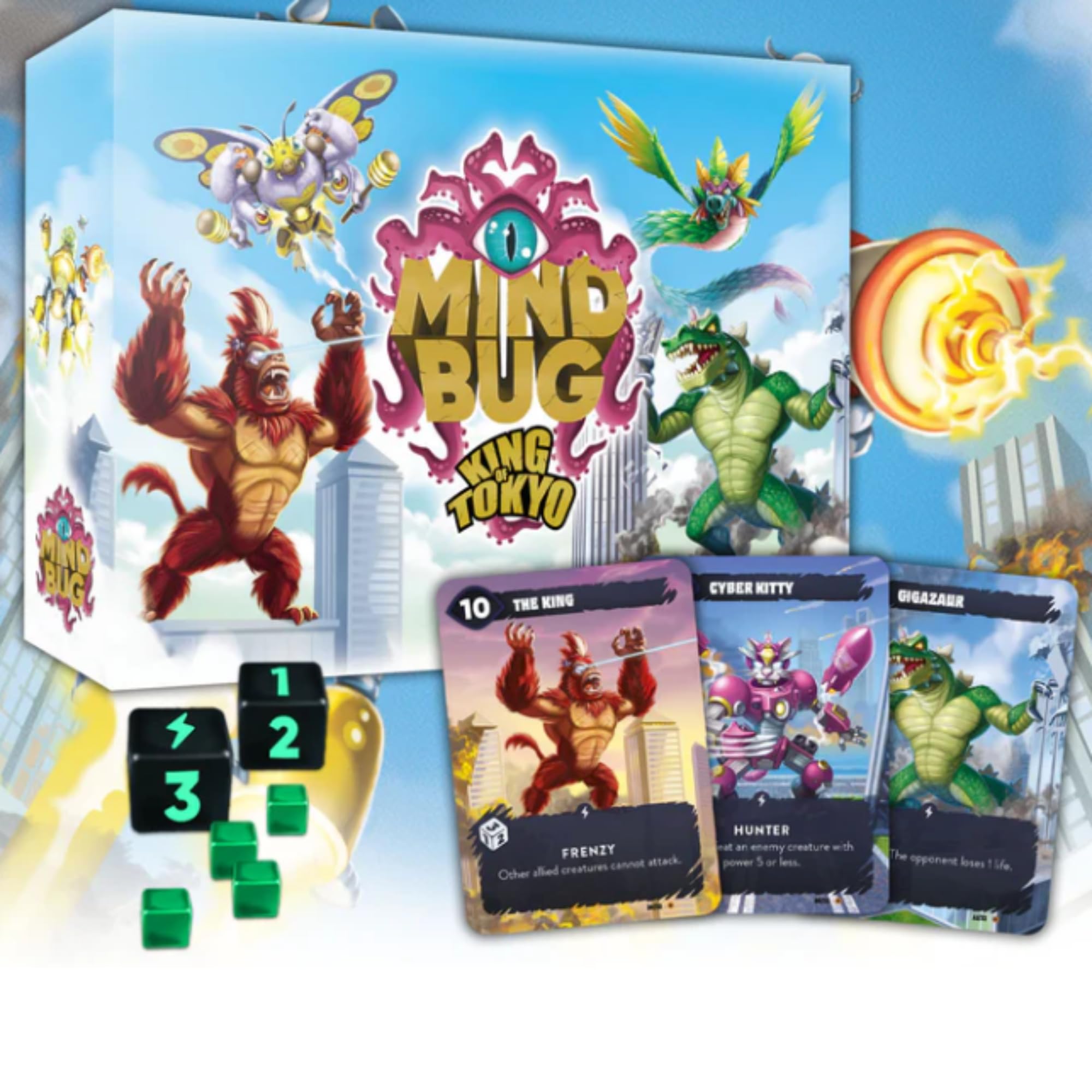 Amazon.com: Mindbug: King of Tokyo Card Game - Epic Crossover