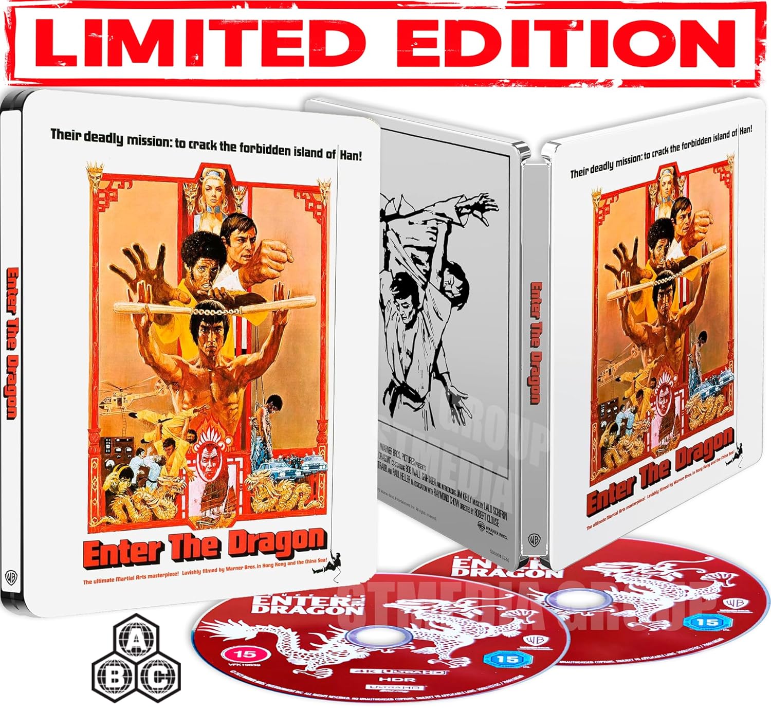 Enter the Dragon - Collector's Edition SteelBook (Bonus Features / 2 Cuts / Bruce Lee 4K) [4K UHD + Blu-ray] [Region Free]