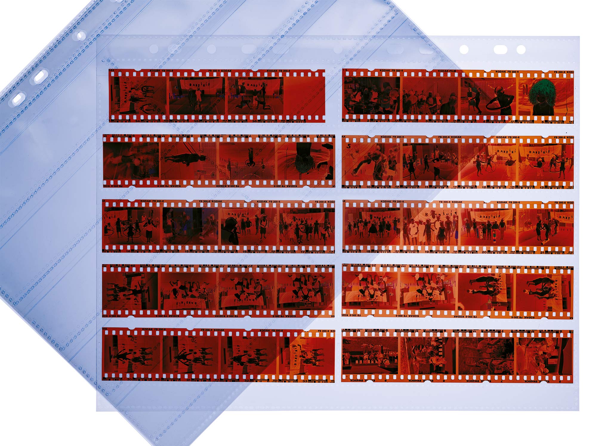 Herma 7760 Pack de 25 pochettes négatifs pour 10 bandes de 4 négatifs (Import Allemagne)