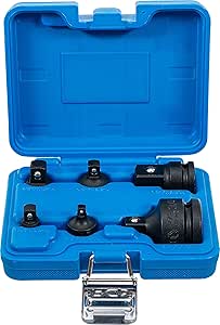 Juego 6 Piezas Set De 6 Adaptadores De Impacto - Para Llave De Impacto, Diferentes Medidas, Mayor Versatilidad Llave De Vaso Adaptador