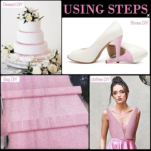 Miniatura 6 de 81000 piezas de diamantes de imitación brillantes de 0.079 in, 78.7 x 7.87 pulgadas, lámina de diamantes de imitación autoadhesiva para decoración