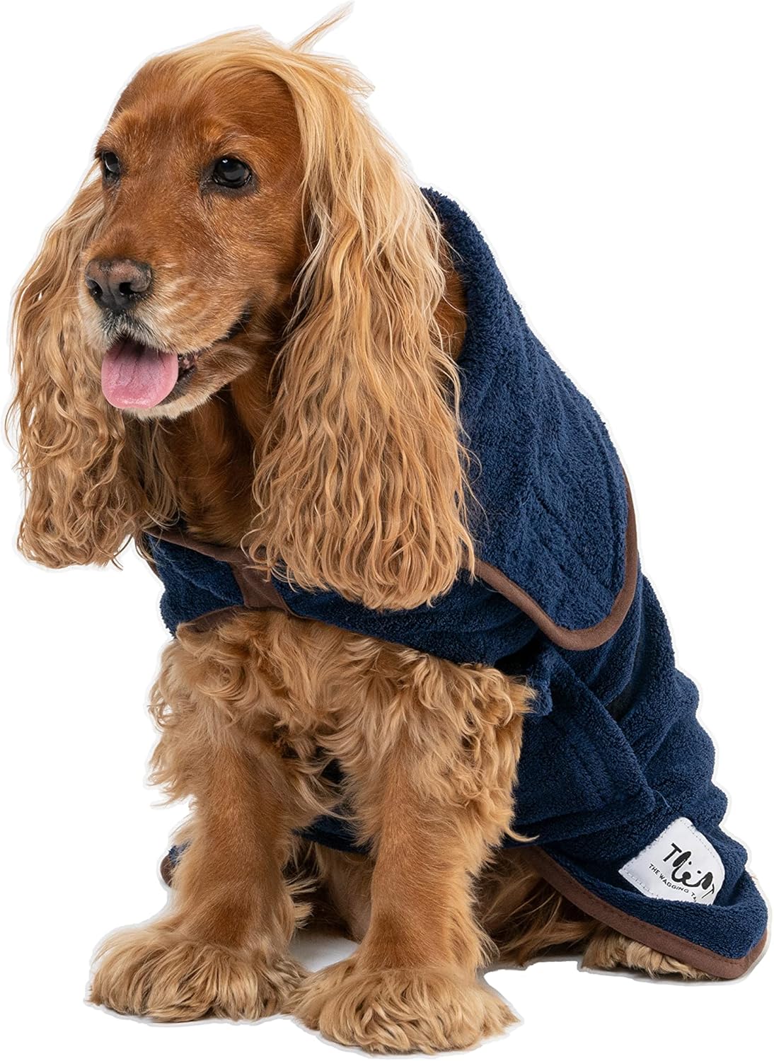 Dog Dressing Gown Towel by The Wagging Tailor® Soft Feel Microfibre