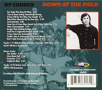 COODER,RY - Down At The Field - Amazon.com Music COODER,RY - Down At The Field - Amazon.com Music