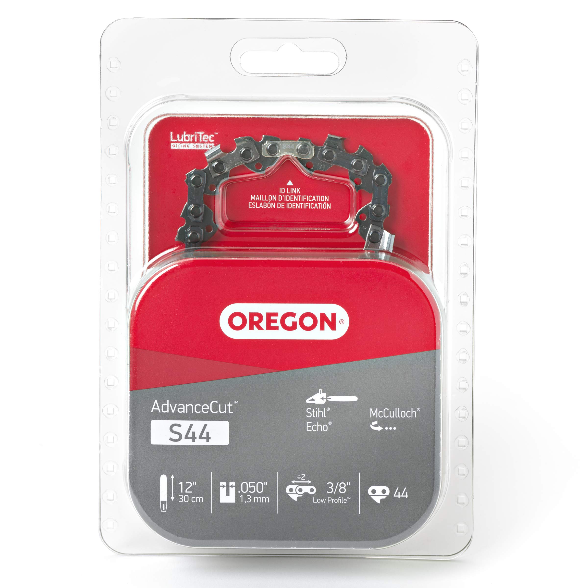 Oregon Low Kickback Chainsaw Chain, 3/8in. x 0.050in., Fits 18in. Bar