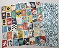 Vista 6 de Scrapbook Customs Kit de álbumes de recortes de papel y pegatinas temáticos Paris City Memories