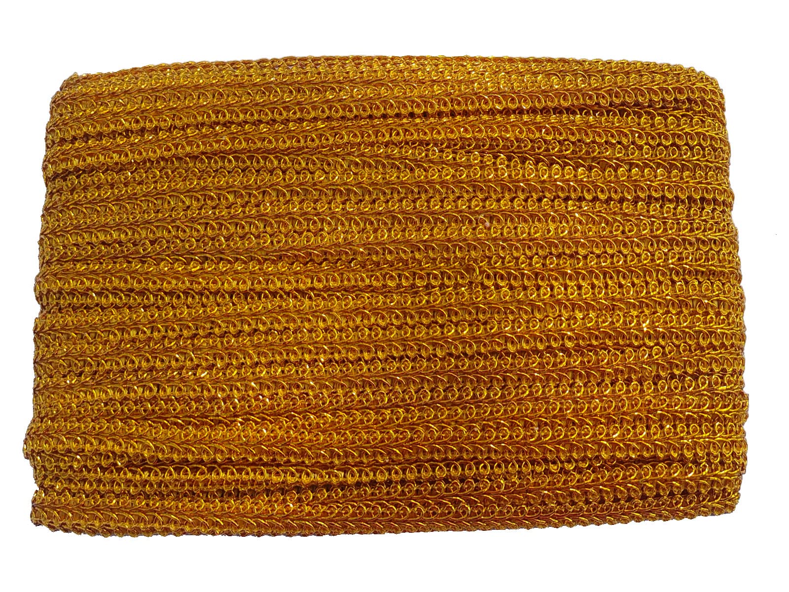 3/8 Inch Gimp Braid Trim 50 Yards for Upholstery Costume DIY Crafts (1330 Dark Gold)