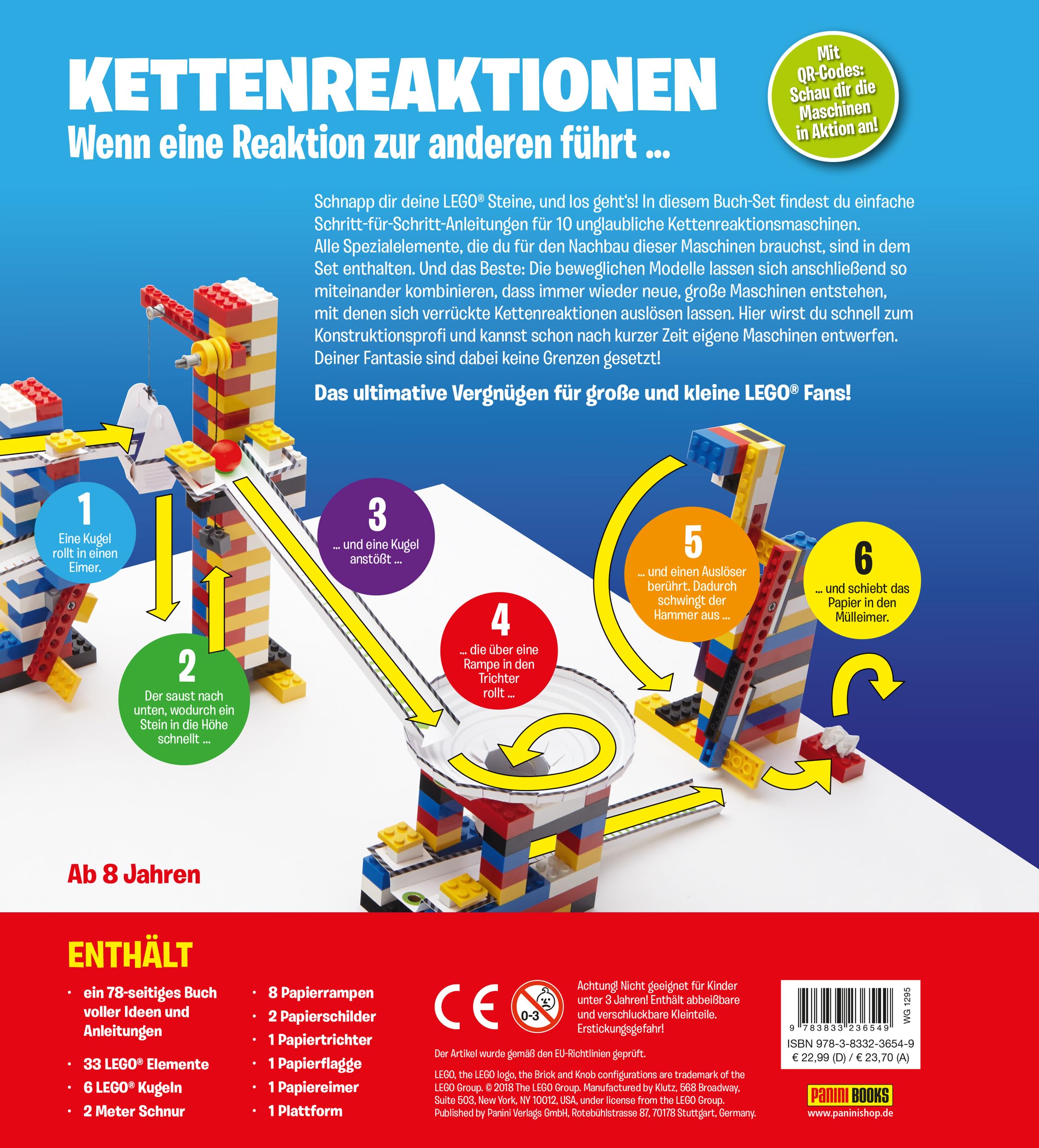 LEGO® Kettenreaktionen: Baue dir 10 bewegliche Maschinen: Neue Tricks für deine Steine - mit über 30 LEGO® Elementen