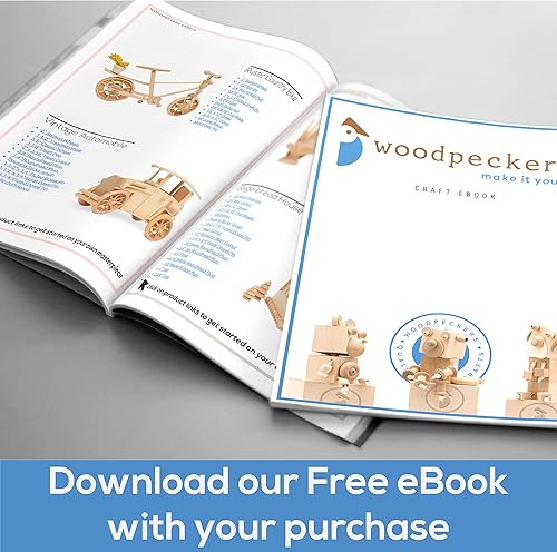 Miniatura 9 de Bolas de madera divididas de 3 pulgadas, paquete de 25 medias bolas de madera para manualidades y coronas de bricolaje, por Woodpeckers