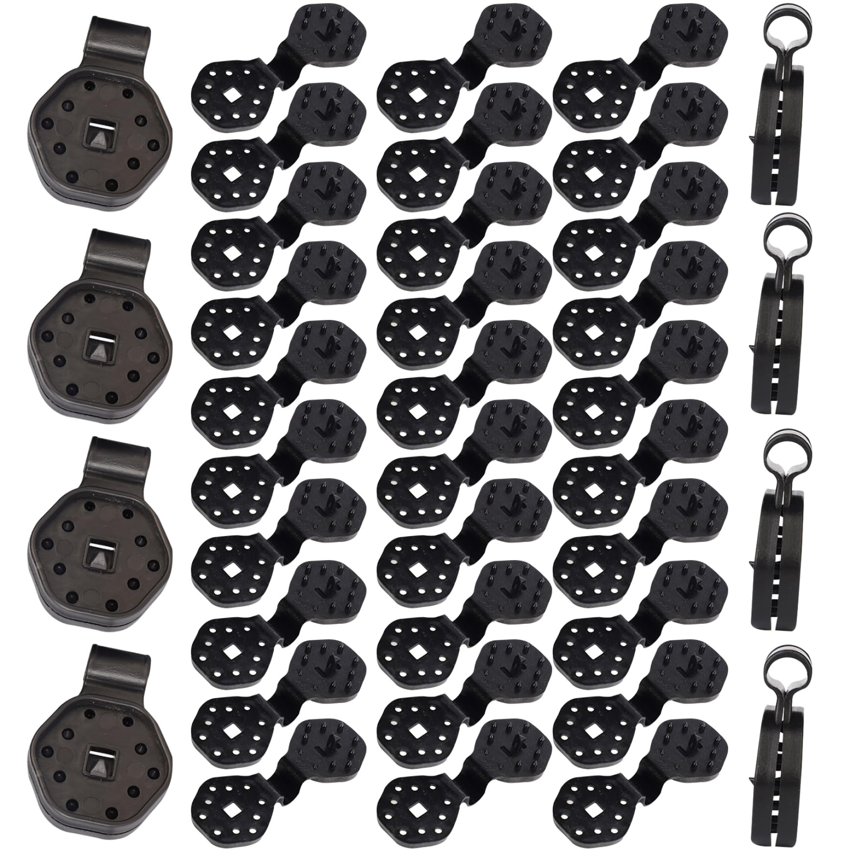 Clips de tela para sombra pack de 50 pinzas de plástico reutilizables para red de jardín