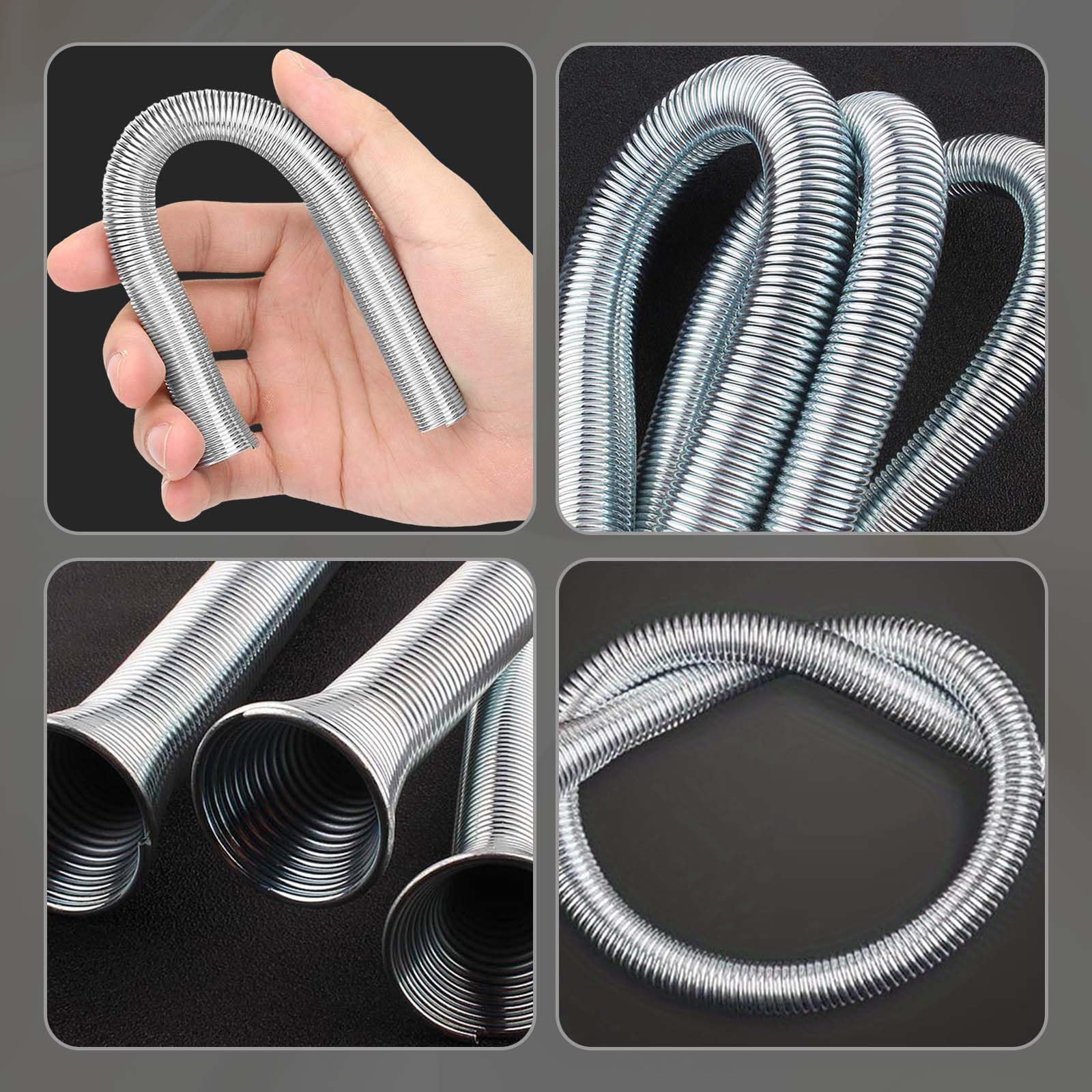 Spring Tube Bender Set 5 Pezzi Piegatrice a Molla per Tubi 1/4'' 5/16'' 3/8'' 1/2'' 5/8'' 210 mm