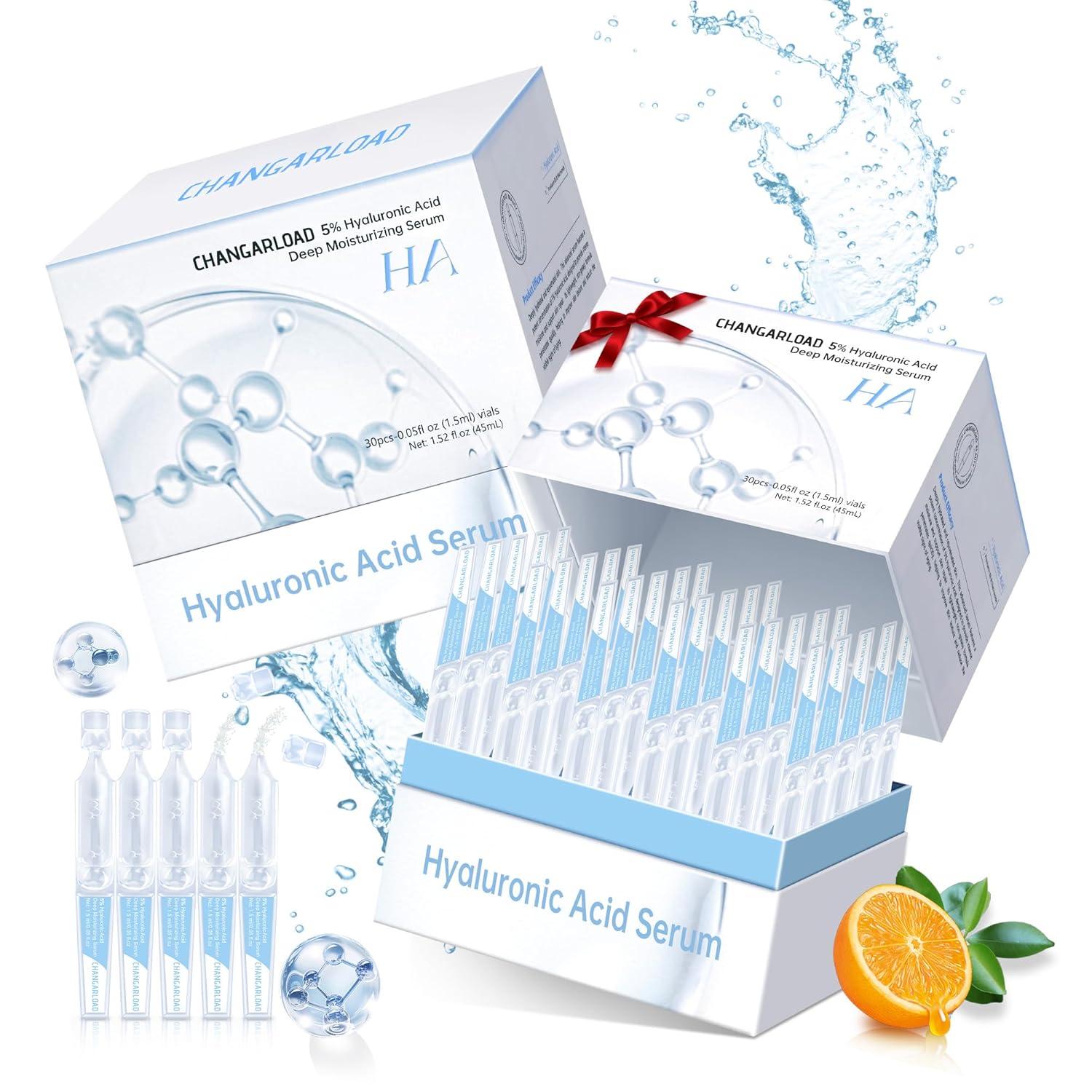 5% Hyaluronic Acid Tubes Ultra-Hydrating...