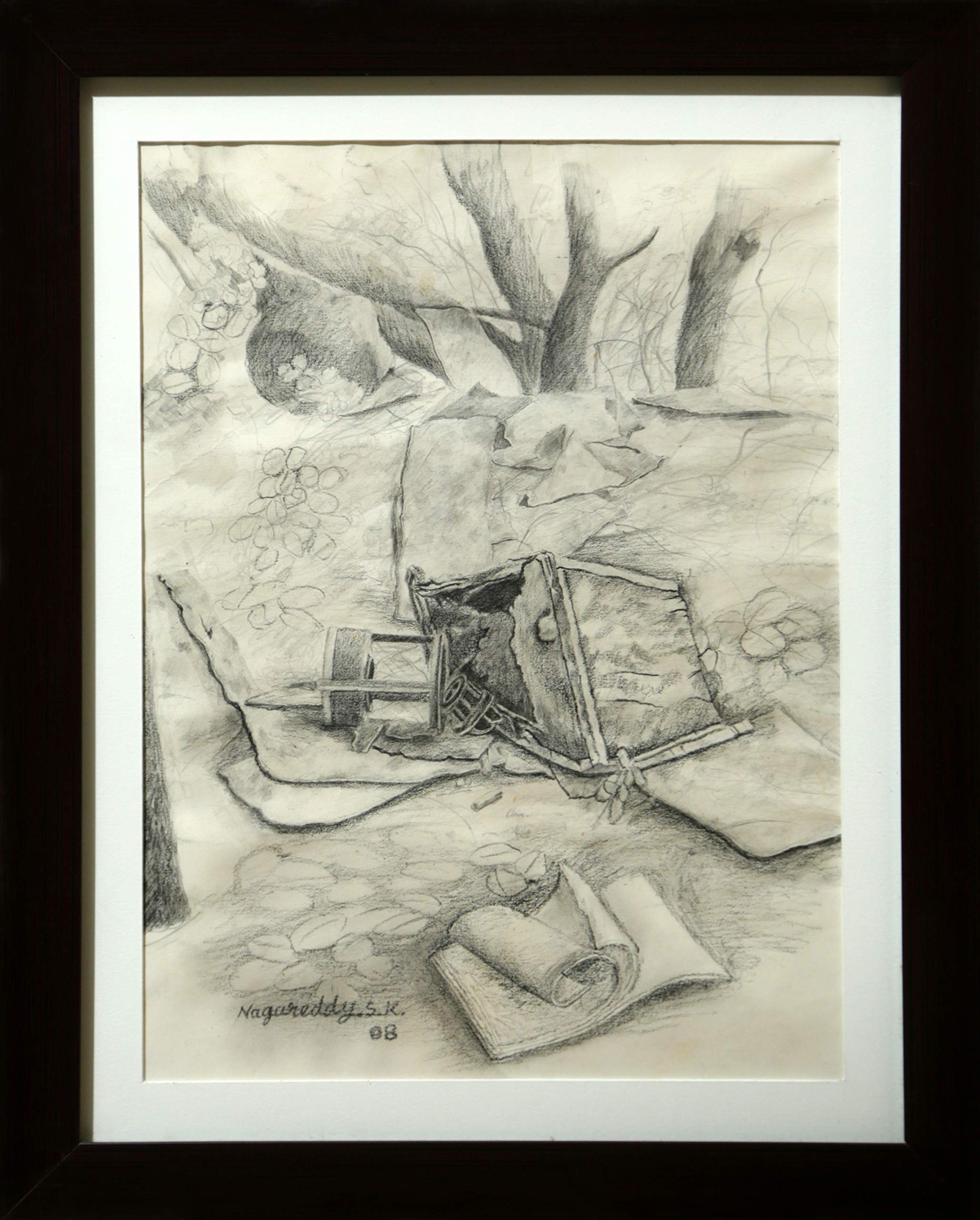 Untitled (Pen And Pencil Painting By Naga Reddy)