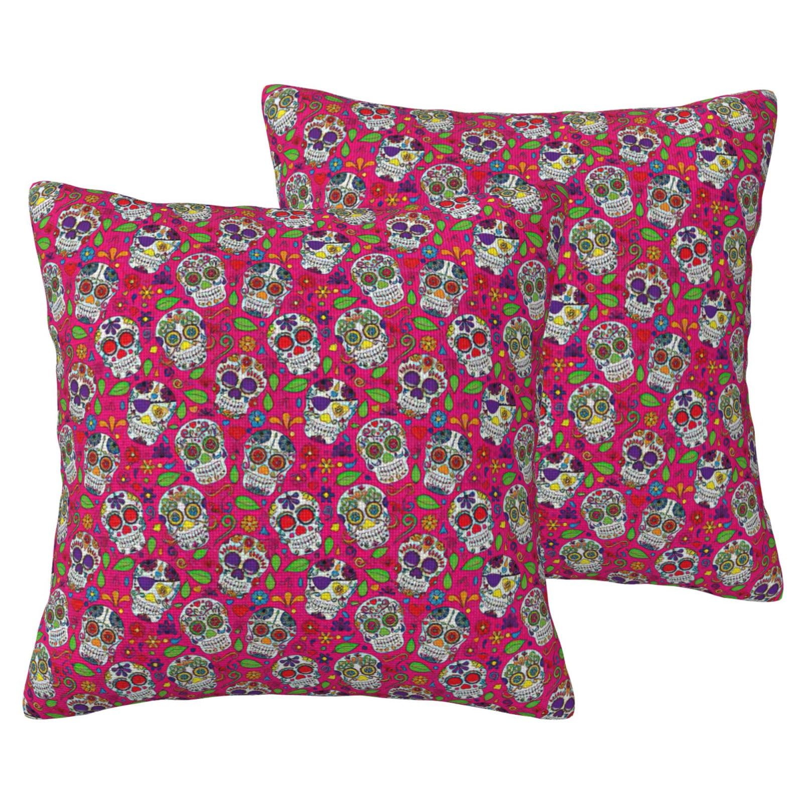 Housses de coussin d'automne décoration canapé feuilles vertes