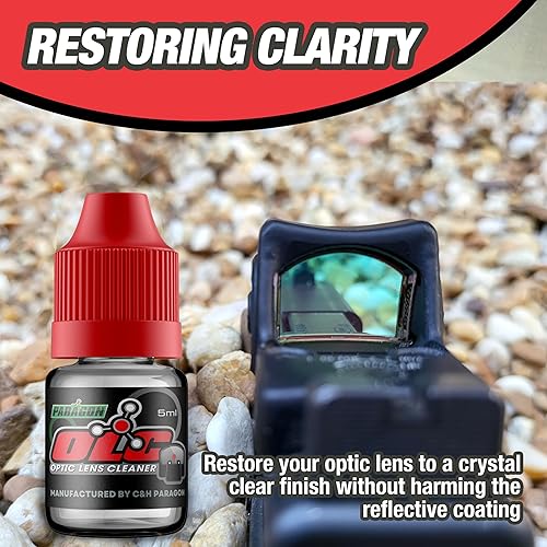 Miniatura 3 de C+H Paragon OLC - Limpiador de lentes ópticas  Limpiador de puntos rojos para miras de armas, lentes ópticas y visores