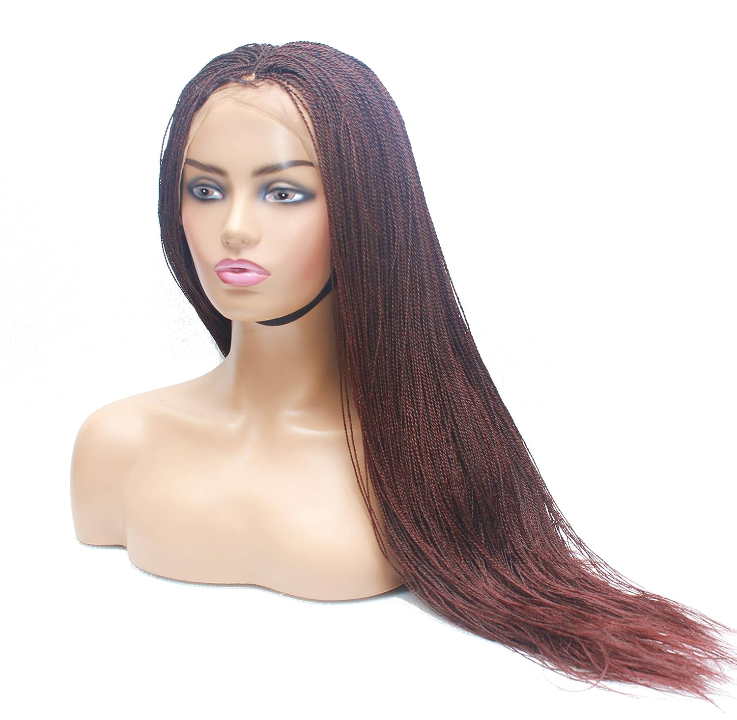 Braided Wig For Black Women Micro Twist Lace Front Braided Wig Amazon