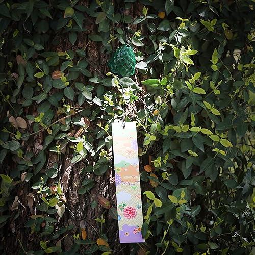 Miniatura 4 de Carillón de viento japonés de hierro fundido para exteriores, adorno para jardín, patio y balcón, decoración de campana de viento de metal colgante,