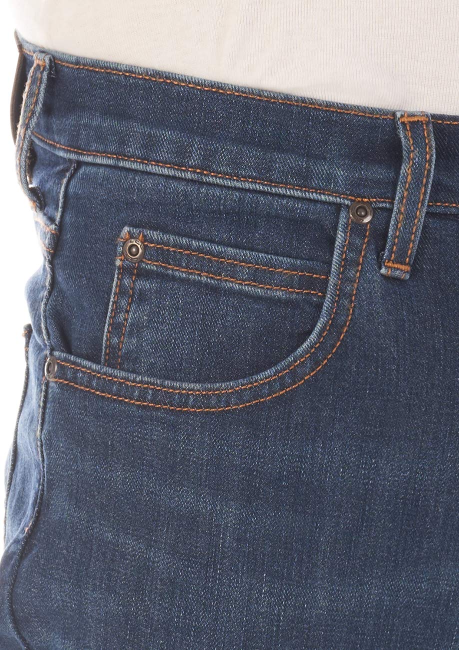 Lee - Jeans da uomo con taglio bootcut, modello Denver, colore blu, in cotone elasticizzato, taglie w30, w31 w32, w33, w34, w36, w38, w40, w42, w44