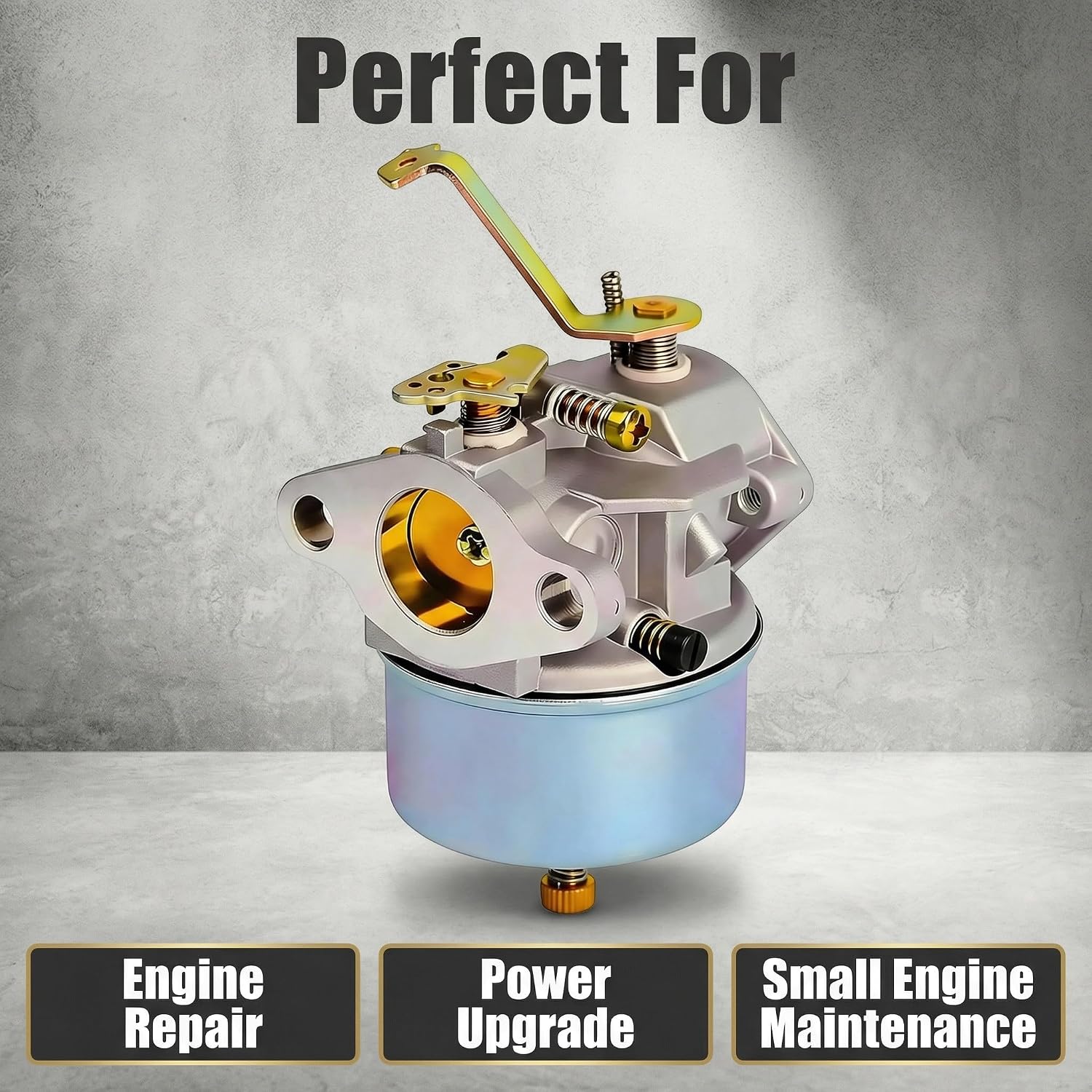 632230 632272 Carburetor Replacement for Troy Bilt Chipper Vac 47279 47261 65582V Deere 624D Tiller Tecumseh H30 H50 H60 HH60 HH70 Snowblower with 30727 Air Filter