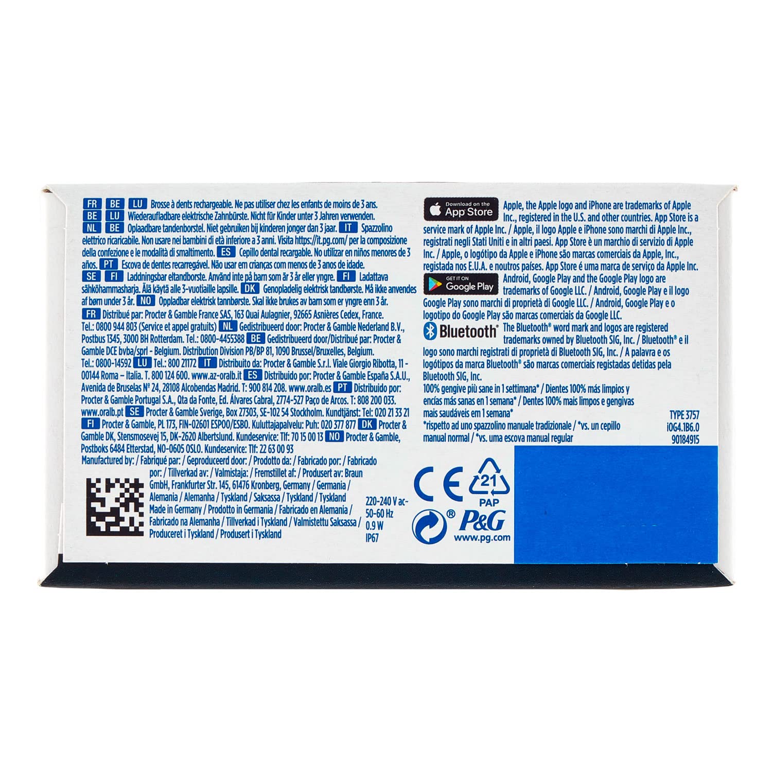 Oral-b Igene Orale IO 4 nero