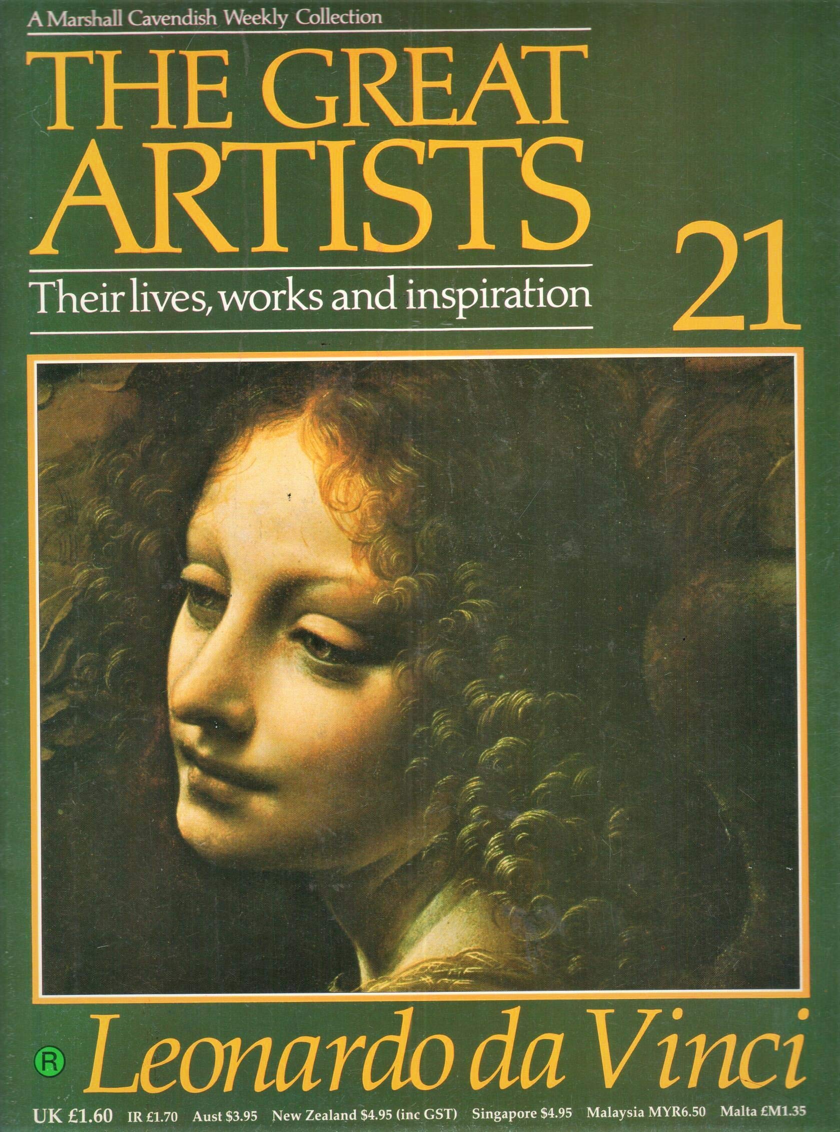 The Great Artist 21 - Leonardo Davinci [Paperback] Marshall Cavendish Weekly Collection Paperback – 1 January 1994