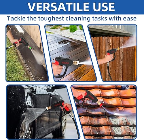 Miniatura 7 de DUSICHIN DUS-022 mango para lavadora de alta presión (3000 PSI), para lavadoras con agua a presión