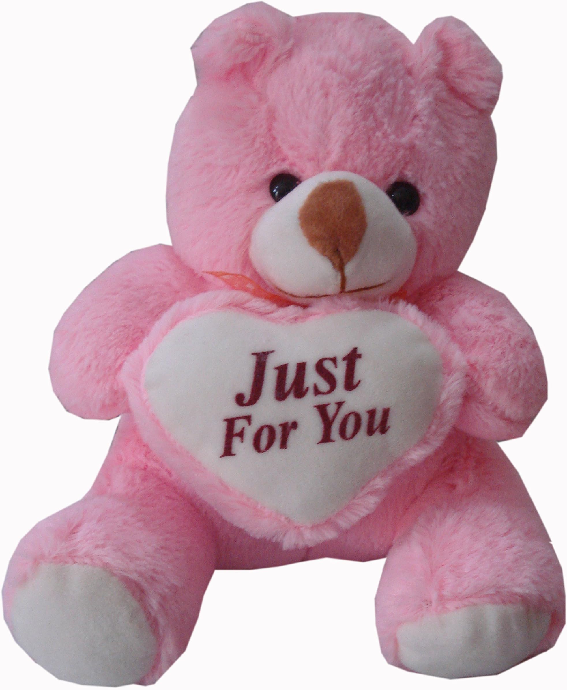 MGP CREATION "Just for You Teddy Bear Premium Soft Toy (Pink)-24cm