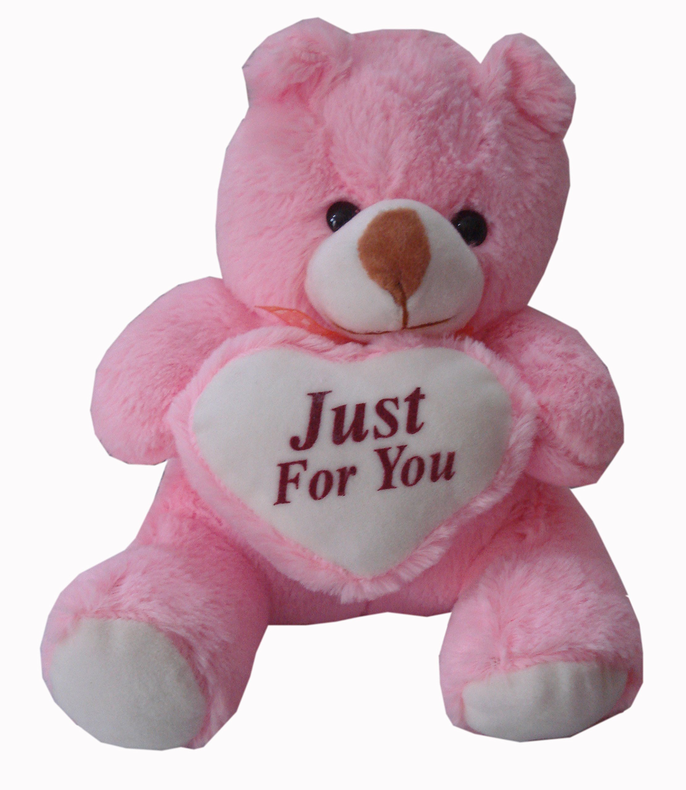 MGP CREATION "Just for You Teddy Bear Premium Soft Toy (Pink)-24cm