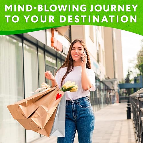 Miniatura 5 de Bolsas de papel kraft con asas. Bolsas de papel biodegradables de 150 GSM con asas para cualquier ocasión, Blanco, 13" x 7" x 17"  Paquete de 25