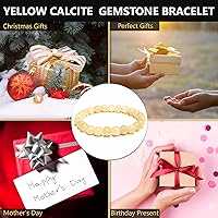 Vista 290 de Pulsera de turmalina negra, pulsera de cristal curativo natural para mujeres y hombres, pulsera de cuentas redondas de 0.315 in para espiritual