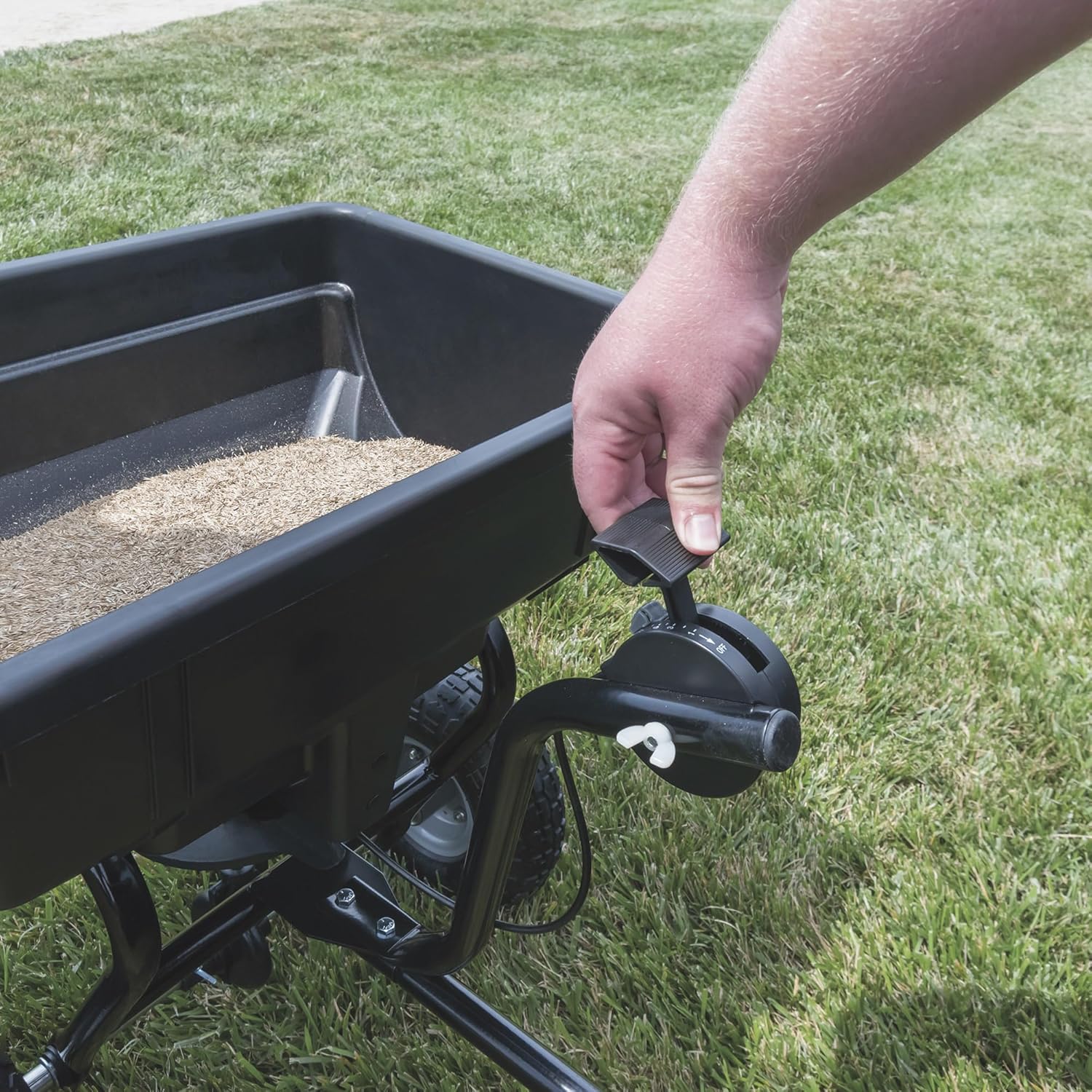 Agri-Fab Tow-Behind Broadcast Spreader - 85-Lb. Capacity, Model Number 45-0530