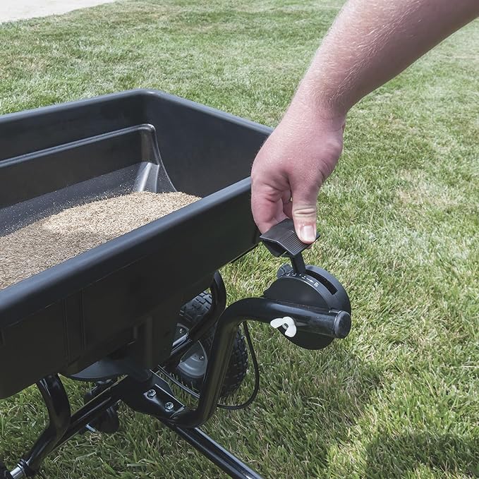 Esparcidor Remolcable Agri-Fab 85 Lb Negro miniatura 3